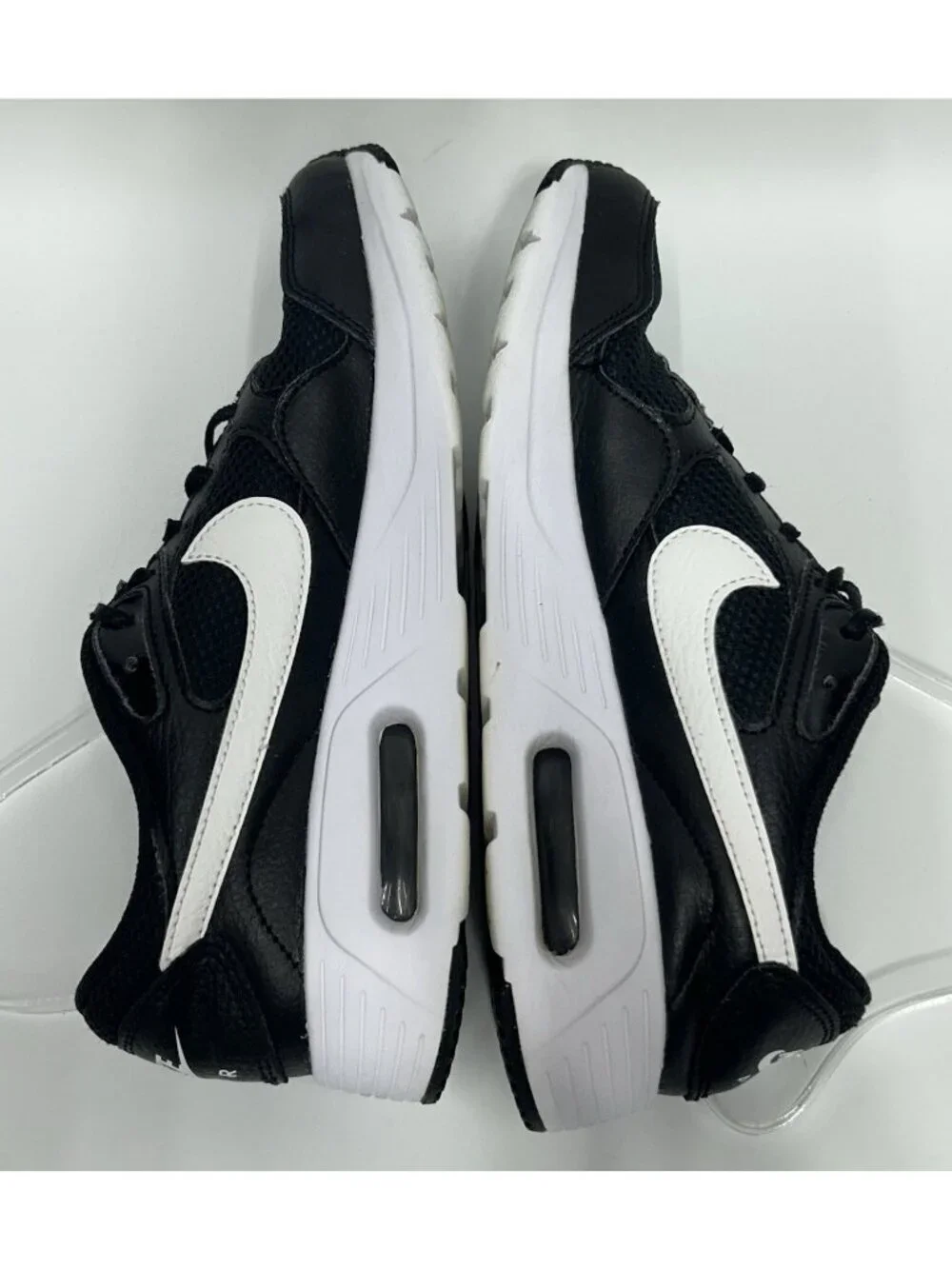 Nike Air Max SC Sneakers Womens 8.5 Black/White Shoes CW4554-001 *Excellent*